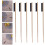 6Pcs Bird Cage Cleaning Brushes Wooden Handle Narrow Design Practical 4