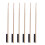 6Pcs Bird Cage Cleaning Brushes Wooden Handle Narrow Design Practical 5