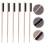 6Pcs Bird Cage Cleaning Brushes Wooden Handle Narrow Design Practical 6