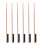 6Pcs Bird Cage Cleaning Brushes Wooden Handle Narrow Design Practical 7