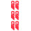 12Pcs Red Sprocket Crank Boot Silicone Protector Slip Resistant Cover 9