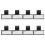 8Stk Stethoskop Id Tags Aus Robustem ABS Material, Schwarzes Design 4