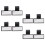 8Stk Stethoskop Id Tags Aus Robustem ABS Material, Schwarzes Design 8