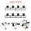 8Stk Stethoskop Id Tags Aus Robustem ABS Material, Schwarzes Design 9