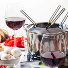 48 Stuks Roestvrijstalen Fonduevorken, 12 Houten Handgrepen en 12 Roestvrijstalen Handgrepen, Hittebestendige Smores-Sticks