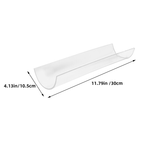 Transparenter Acryl Kuchenrollformer Für Präzises Backen 1