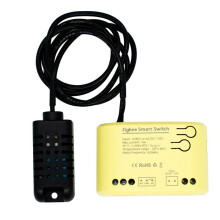 Zigbee   Temperature Humidity Sensor 1CH Relay Controller Tuya  Life APP Wireless Controller 7-32V