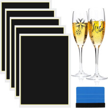 5 Pcs Engraving Marking Paper-Easy to Cut Engraving Test Focus Paper-Engraver Material for Glass Resin Ceramics Crafts