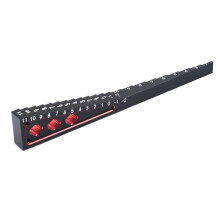 Metal 2 in 1 Ride Height & Droop Gauge Ruler for 1/10 Rc Touring Car & Drift Car Black+Red