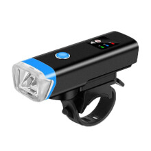 Luci Anteriori per Bicicletta con Spegnimento Automatico, Super Luminose, Ricaricabili Tramite USB, Set di Luci A LED per Bicicletta, Faro Anteriore