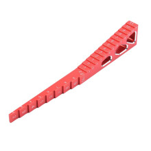 Aluminium Alloy 2 in 1 Ride Height & Droop Gauge Ruler for 1/10 RC Touring Car & Drift Car Red