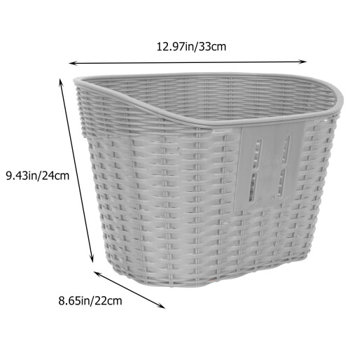 Panier Gris Avec Cadre Aluminium Anti-Rouille 1