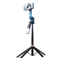 CL12P 180CM Selfie-Stick, Automatische KI-Gesichtsverfolgung, Quad-Ständer, 360-Grad-Drehung, Gimbal-Stativstabilisator mit LED-Fülllicht