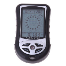8-In-1 Altitude Meter Altimeter Portable Altitude Barometer for Mountain Climbing Multifunctional Electronic Altimeter