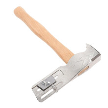 MWT005MH  de Toiture,  de Toiture Magnétique, Bardeaux en Acier au Carbone avec Manche en Bois, pour Réparation de Toiture, 13,4 Pouces