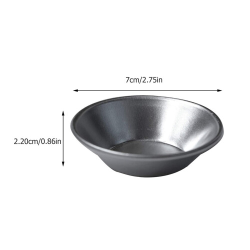 24Pcs Aluminum Reusable Baking Molds Silver Non-Stick Egg Tart Pans 1