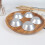 24Pcs Aluminum Reusable Baking Molds Silver Non-Stick Egg Tart Pans 11