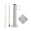 Maple Syrup Hydrometer Test Cup Kit,Hydrometer for Maple Syrup Making,Maple Syrup Hydrometer Kit,Maple Syrup Supplies 1