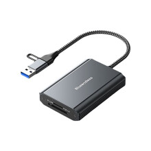 Blueendless /TF4.0 Card Reader Supported 2TB Capacity 312MB/S High-Speed Card Reader for Windows/Linux/Android