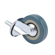 Heavy Duty 75mm Swivel Castor with Brake Trolley Casters Wheels for Furniture, Set of 8