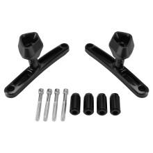 Accesorios de Motocicleta para 1390 SUPERDUKE R 2024 1290 SUPER R 2020-2023 Almohadillas Protectoras Deslizantes Contra Choques de Marco Negro
