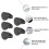 5St ABS Telefoon Zuignappen Screen Remover Voor Auto En 8