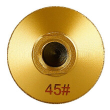 1PCS M14 2inch Brazing Diamond Brazed Flat Grinding Abrasive Polishing Stone Marble Quartz Cobblestone Grind 45