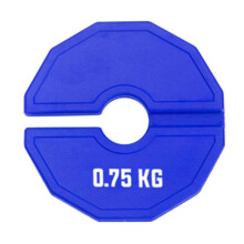 0,75 Kg Gym Micro-Type Platen Halter Fractionele Gewichtsschijf Rubberen Extra Gewichten voor Krachttraining