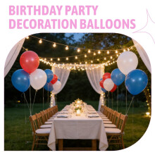 Paquete De 60 Globos Rojos Blancos Y Azules Globos De Fiesta De LáTex De 12 Pulgadas DecoracióN Perfecta Para Fiestas De CumpleañOs Para Todas Las