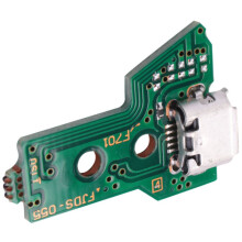 2X USB Charging Port Board for JDS-055 Ps4 Controller with 12 Pin Flex Cable