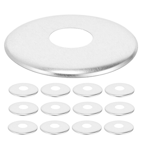 20Pcs Fire Sprinkler Head Protective Heat Collection Plates Silver 2