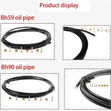 4X Bike Oil Disc Brake Cable Pressing Ring Bicycle Hydraulic Brake Cable Hose for   DEORE ,BH90