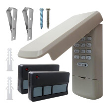 Upgraded 373LM Garage Door Opener Keypad Remote for Yellow Learn 8010, 8065, 8075, 8155, 8160, 8165, 8355, 8360
