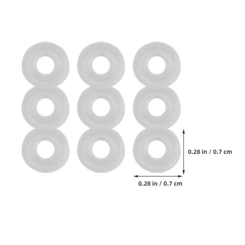 100 Pcs Anti-Slip Rubber Making Stopper Bead Bracelet 1