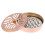 Stainless Steel Lidded Round Mosquito Coil Burning Case 5