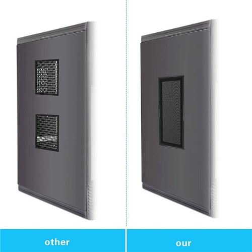 120X240mm Staubfilter für Computerkühlerlüfter, Magnetrahmen-Staubfilter, Staubdichte PVC-Abdeckung Computerlüftergitter, 8Er-Pack 2