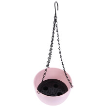 1Pot Suspendu Rose En Plastique Pour Succulentes - Ornement