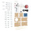 M18 DIY Bluetooth Speaker Kit 5W 4Ω Clear Acrylic 14