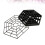 20pcs six angle plastic fish pond nets black mesh for home shop 8