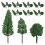 100Pcs Miniature Model Trees For Train Scenery And Micro Landscape 8