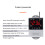 2X Wireless Wifi Temperature Controller Thermostat AC110-220V DTC1201 NTC Sensor Digital Display APP Control 3