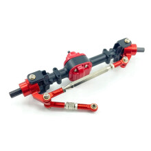 3X Eixo Completo Dianteiro e Traseiro Do Carro RC para MN D90 D91 D96 D99S MN90 MN96 MN99 MN99S 1/12 Peças de AtualizaçãO Do Carro RC, Preto