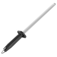 12 Inch Diamond Honing Rod with Ergonomic Handle, Professional Knife Sharpener Rod, Diamond Knife Sharpening