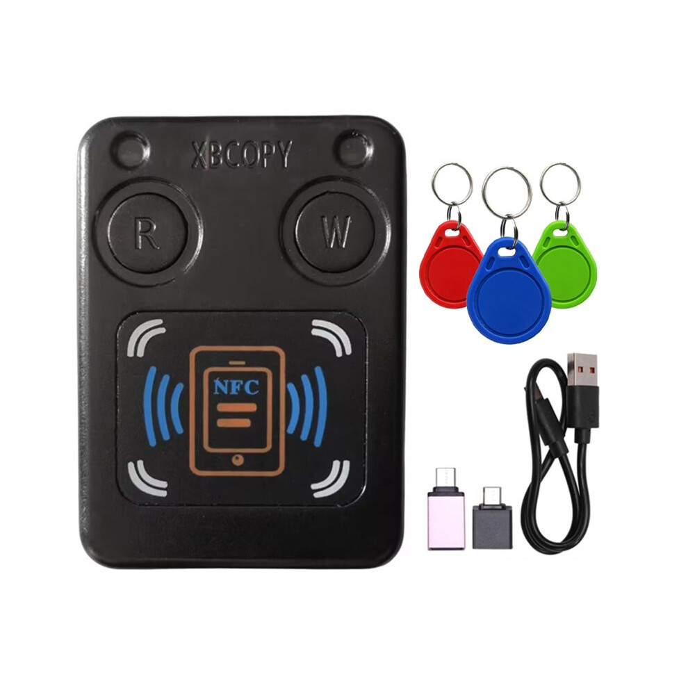 Photos - Other for Repair Jojomino NFC RFID Chip Card Reader Copier+3XUID Keychain IC 13.56Mhz ID 125Khz 250Khz 375Khz RFID Token Clone Duplicator 