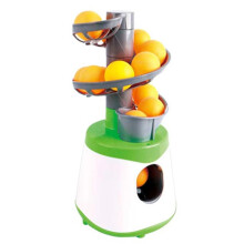 Portable Table Tennis Pitcher Dual Power Supply Version Pong Robot Pitching Machine for Trainers B