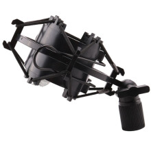 2X Universal 3KG Bearable Load Mic Microphone Shock Mount Clip Holder Stand Radio Studio Sound Recording Bracket Black