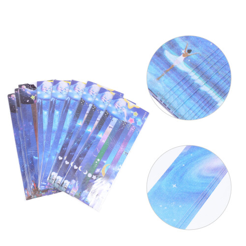 1244pcs star paper strips for diy folding assorted colors 1