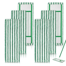 Pads Refills for Libman Wet & Dry Microfiber Mop,6 Pack Microfiber Mop Refills,Reusable Washable Dust Mop Pads