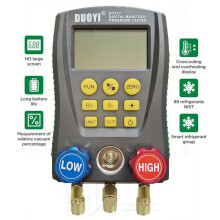 DUOYI Drukmeter Koeling Spruitstuk Tester Airconditioning Temperatuur Tester Kleppen Gereedschapsset DY517 Zonder Clip