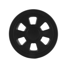 60mm x 12mm Luggage Wheels Replacement Wear Resistant Environmental Protection PU Suitcase Wheels BlaCk 2Pair